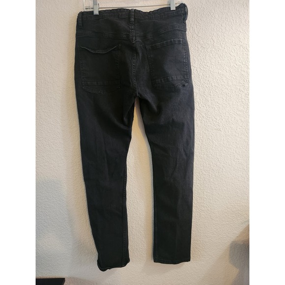 Cotton On Tapered Leg Women's Black Jeans 32 - Picture 2 of 5